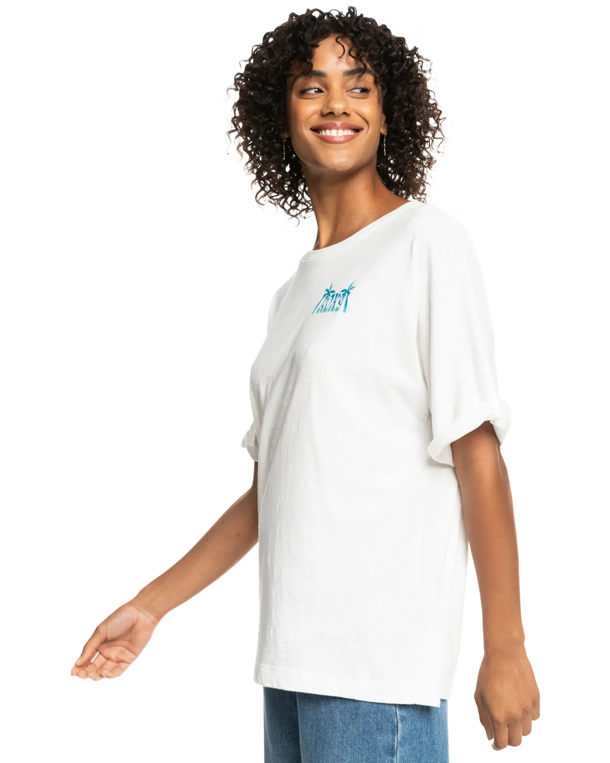 Backside Sun T-Shirt W23 in Snow White