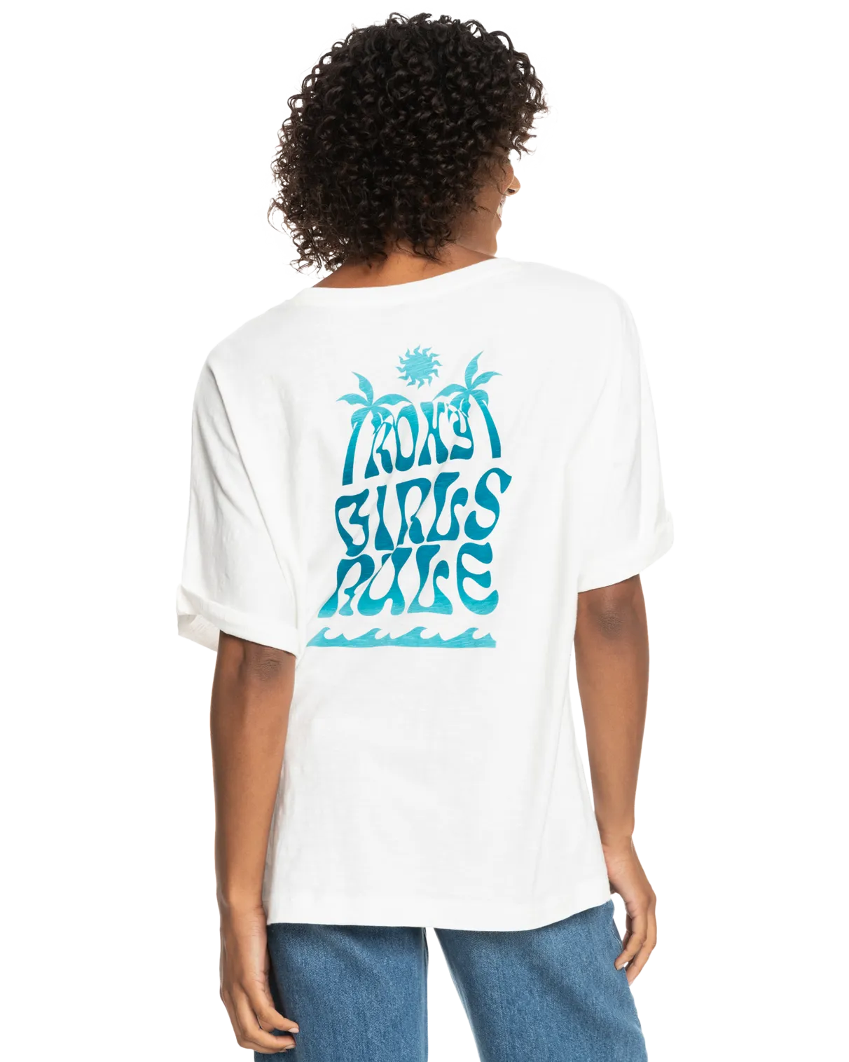 Backside Sun T-Shirt W23 in Snow White