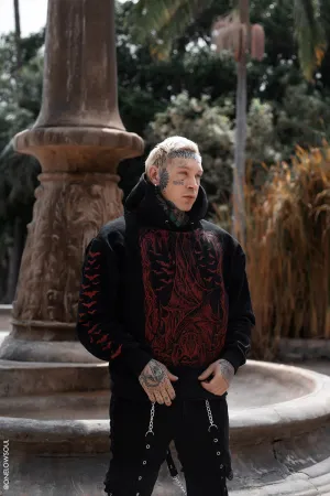 Bat Cave Hoodie [BLOOD RED] [Zipper or Pullover]