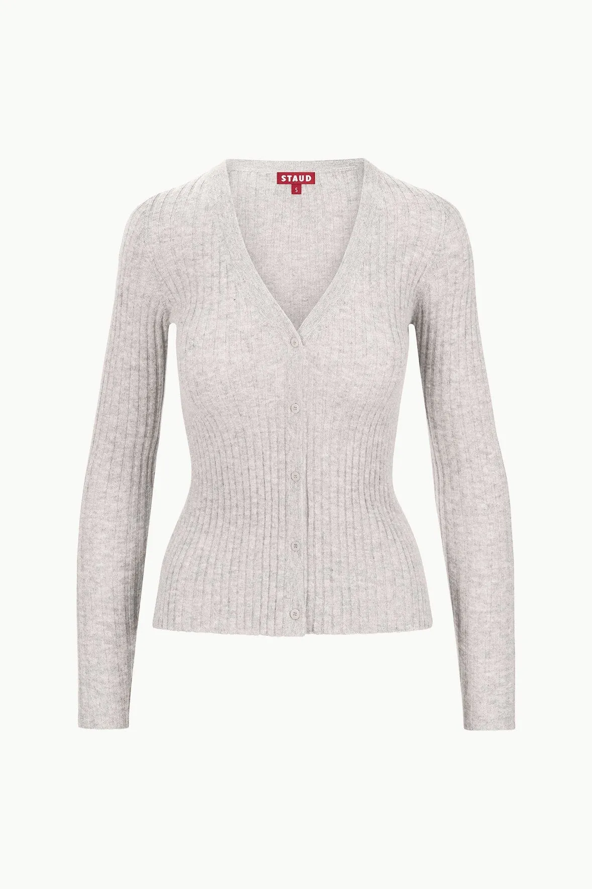 CARGO CASHMERE SWEATER | HEATHER GREY