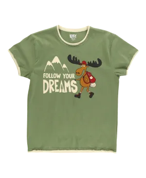 Follow Your Dreams Women's Regular Fit Pj Tee