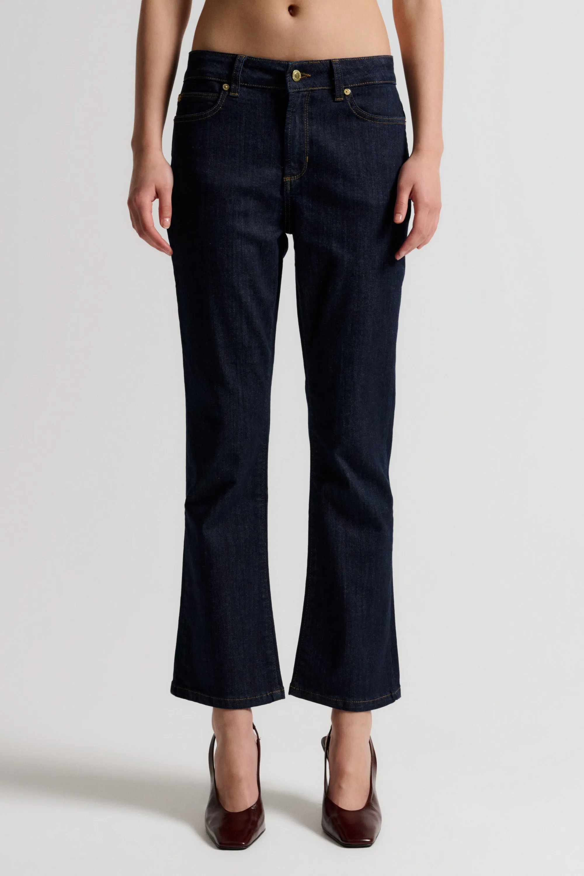 IVY-Johanna Kick Flare Jeans Wash Rinse Vicky
