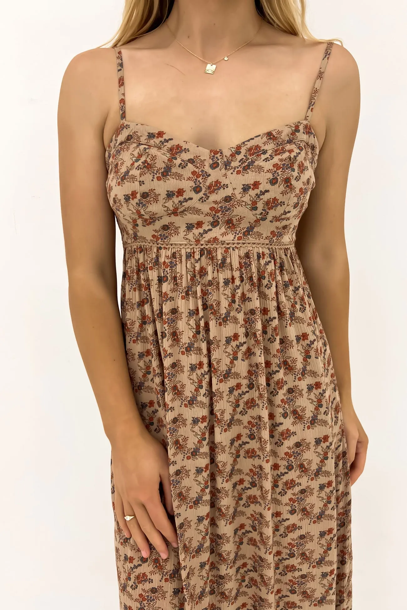 Part Time Luver Dress Rust