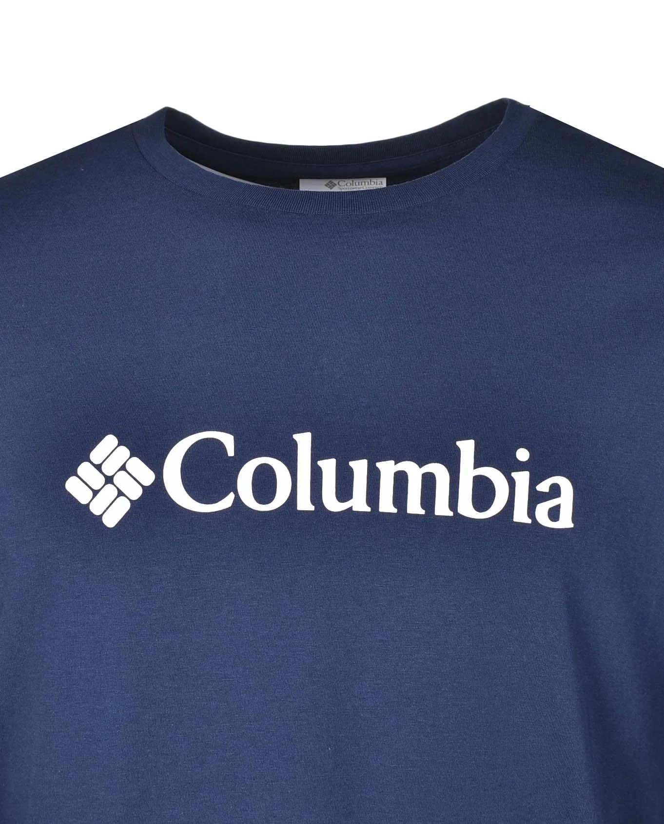 Short Sleeve CSC Basic Logo T Shirt Collegiate Navy White