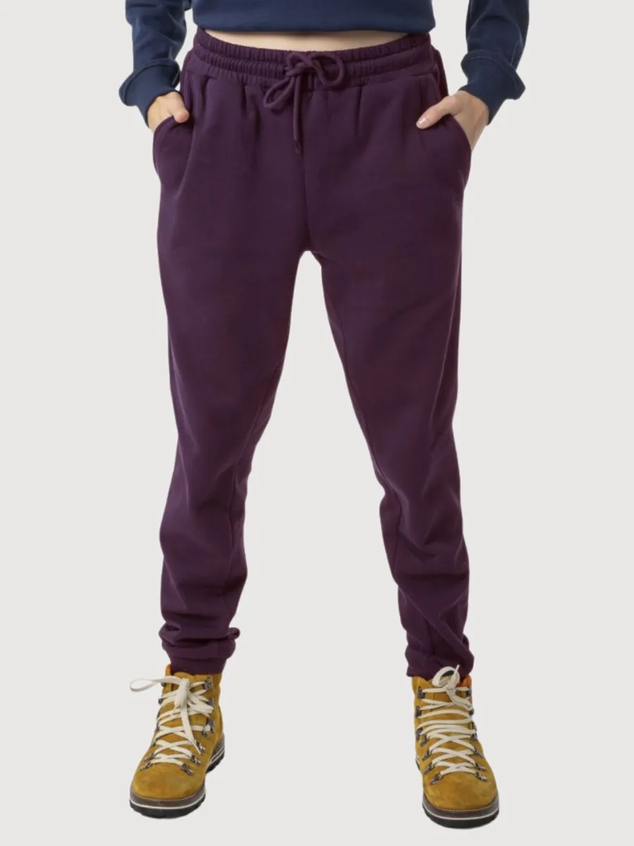 Unisex Jogging Grape Wine In Organic Cotton | Re-Bello