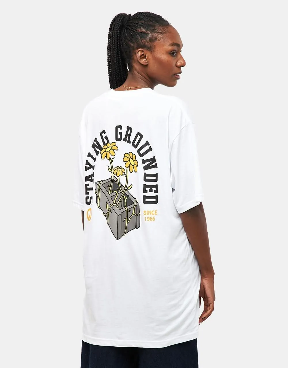 Vans Staying Grounded T-Shirt - White/Black