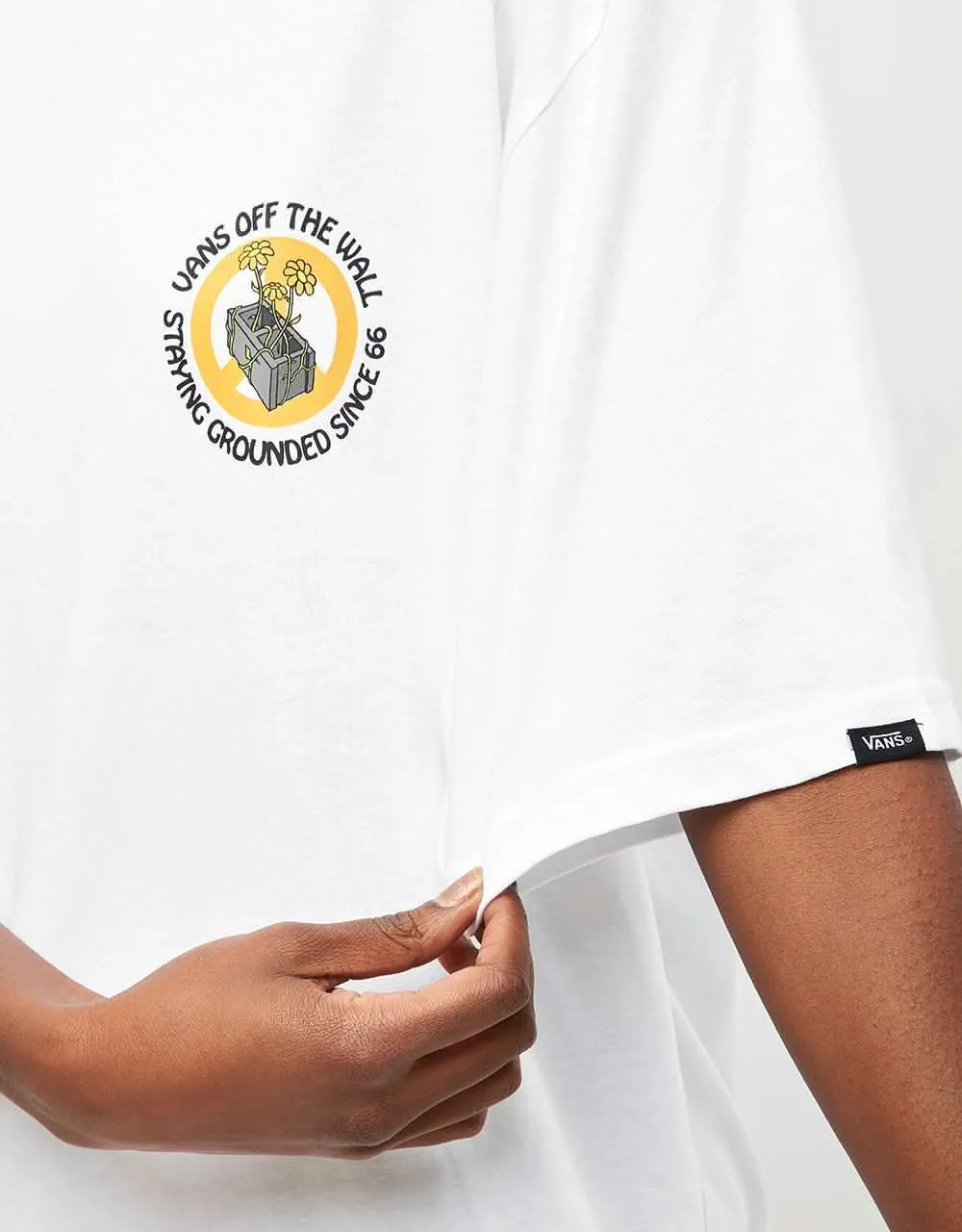 Vans Staying Grounded T-Shirt - White/Black