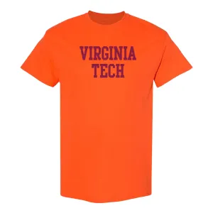 Virginia Tech Basic Block T-Shirt - Orange