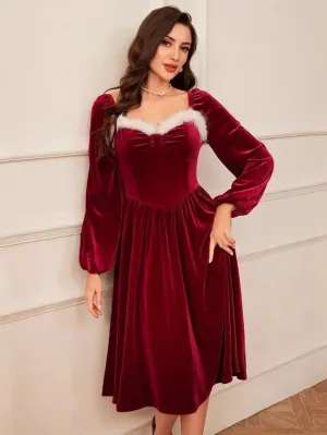 Women's Retro Elegant Christmas Party Cocktail Dress